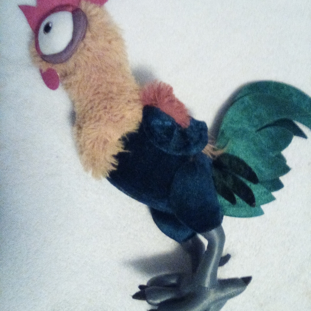 Disney hey hey rooster from Moana plushie